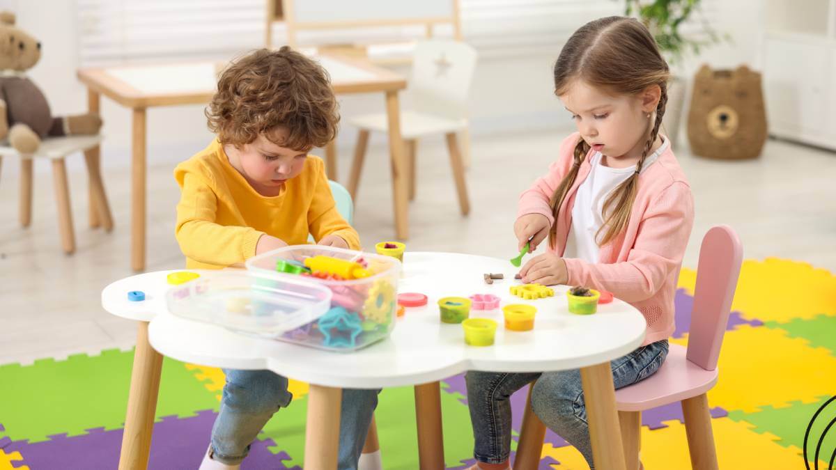 playdough shaping