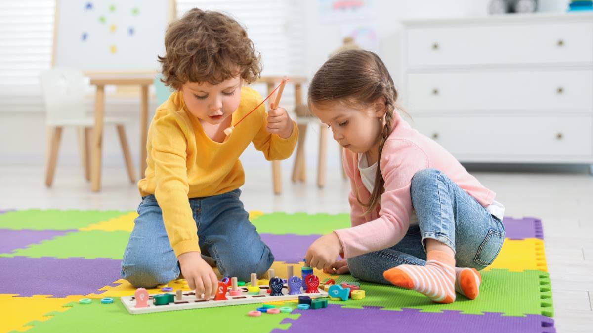 playing together